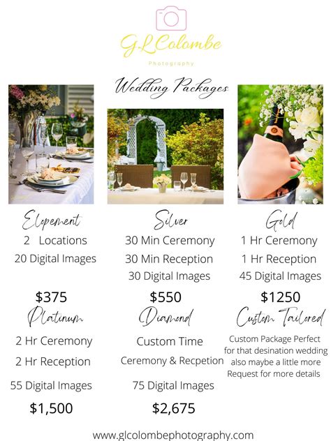 Wedding Packages .